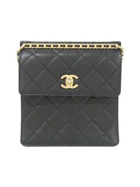 Chanel Backpack Sac Gold